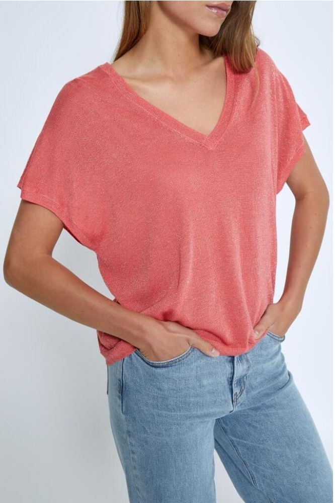 CARLINA BATSLEEVE KNIT T MI6259 641 MET DUBARRY METAL
